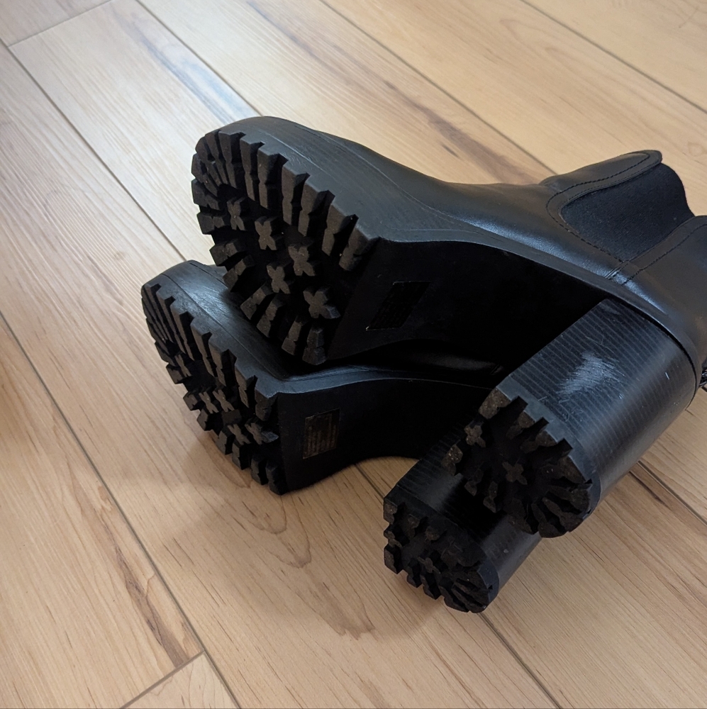 MADDEN GIRL KAMORA BLACK PLATFORM BOOTIES 9 - Picture 12 of 15